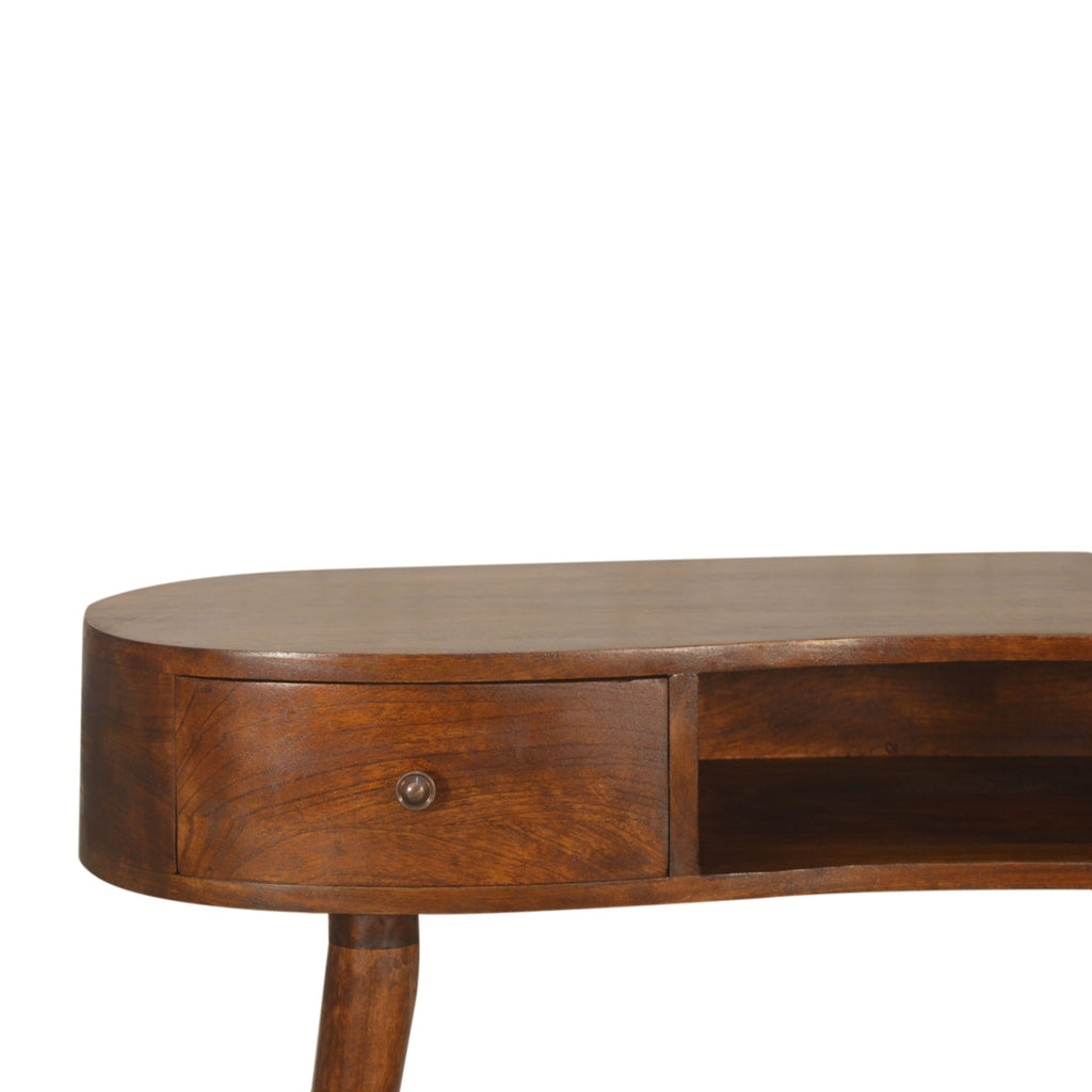 Chestnut Writing Desk Wave