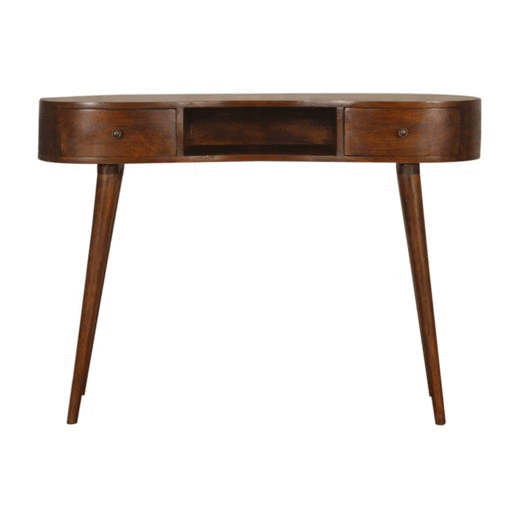 Chestnut Writing Desk Wave
