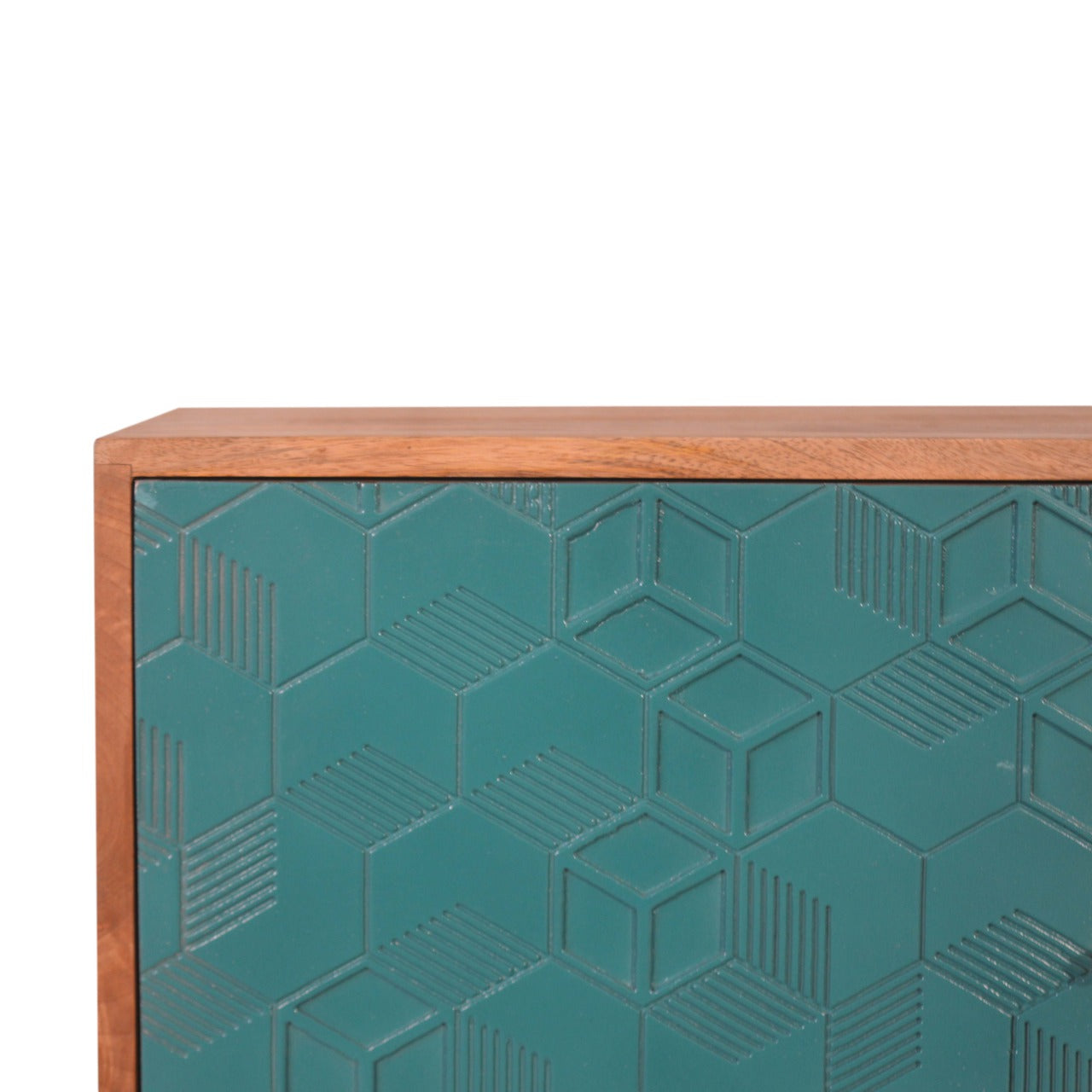 Cabinet with Drawers - Acadia Teal