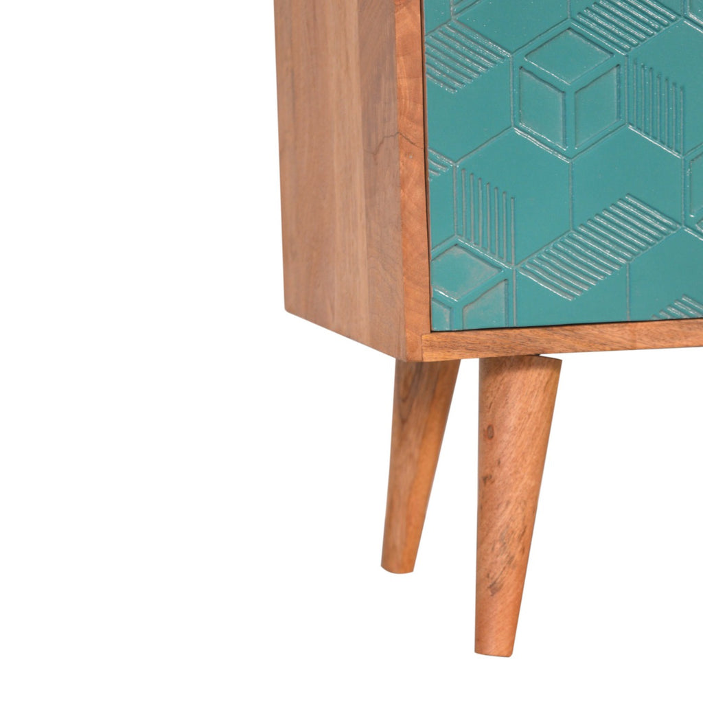 Cabinet with Drawers - Acadia Teal