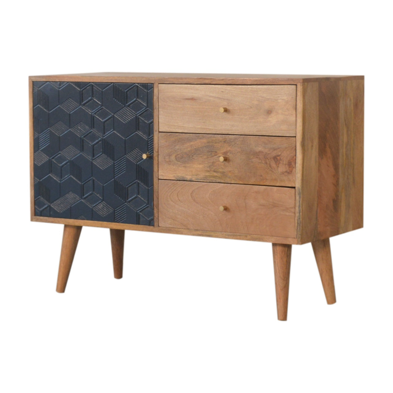 Cabinet with Drawers - Acadia Black