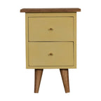 Hand Painted Bedside yellow