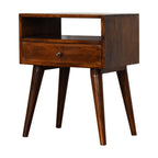 Chestnut Bedside Modern Solid Wood