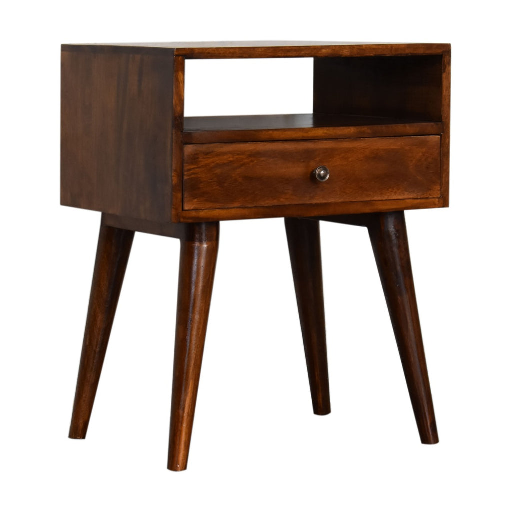 Chestnut Bedside Modern Solid Wood
