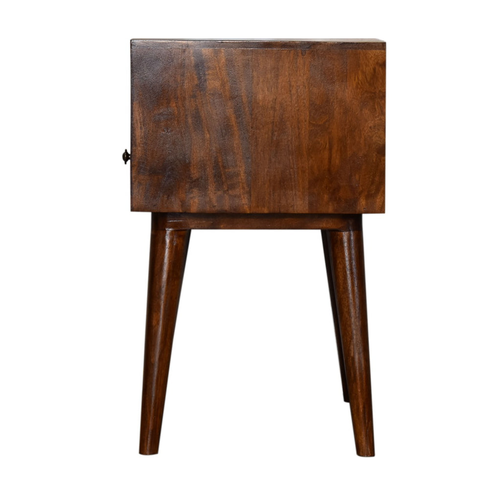 Chestnut Bedside Modern Solid Wood