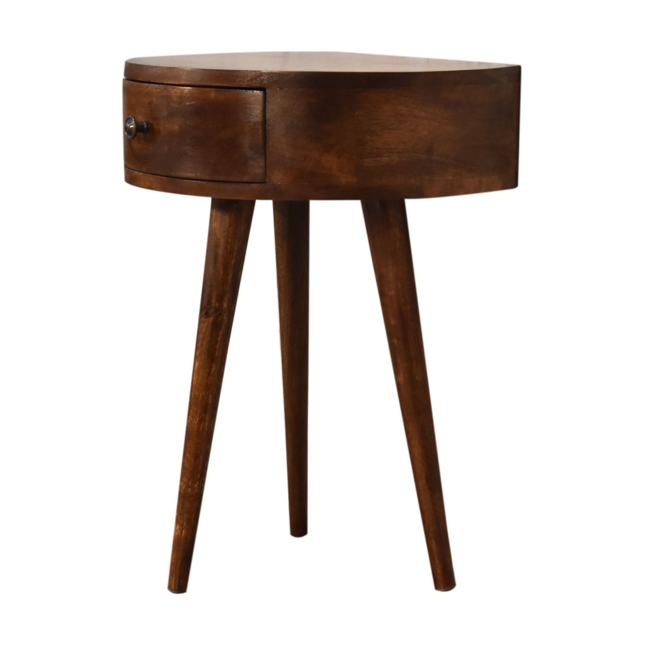 Chestnut Bedside - Semi Circle
