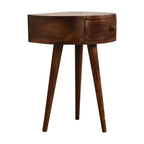 Chestnut Bedside - Semi Circle