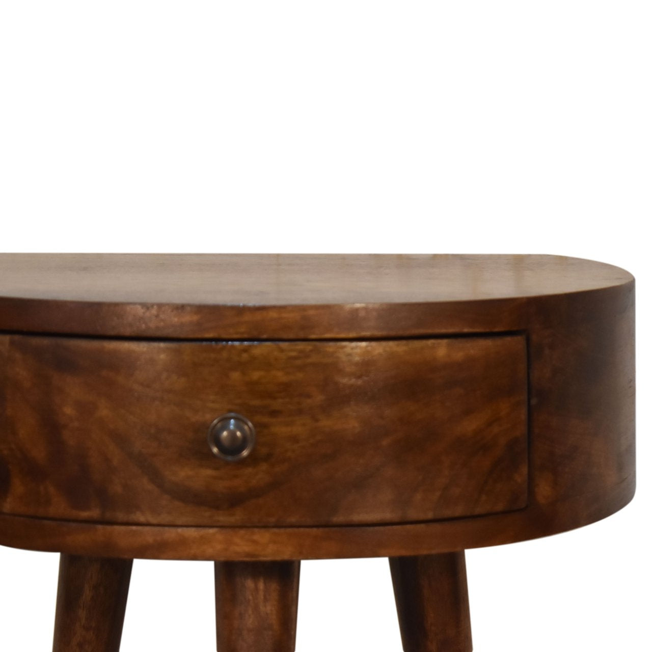 Chestnut Bedside - Semi Circle