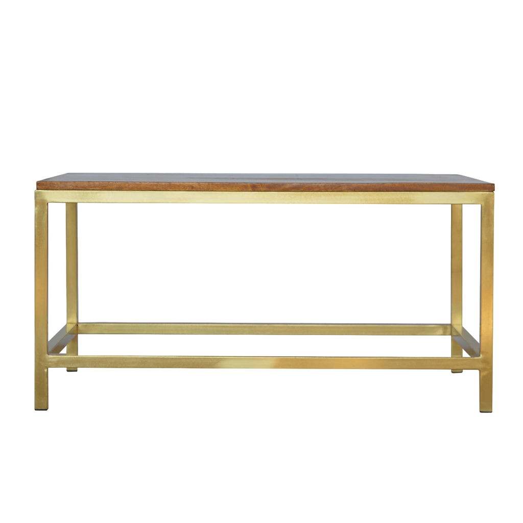 Coffee Table Rectangle Gold