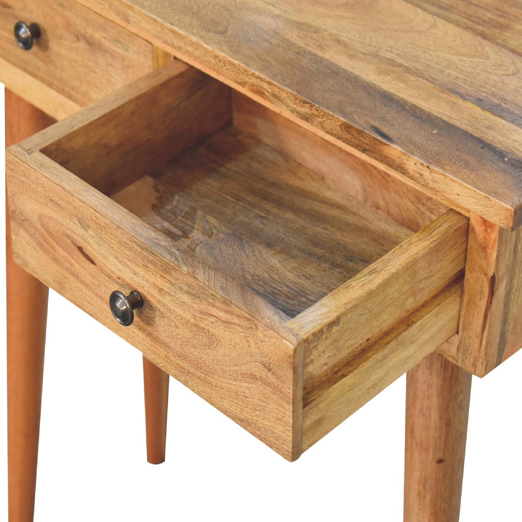 Mini Oak-ish Console Table