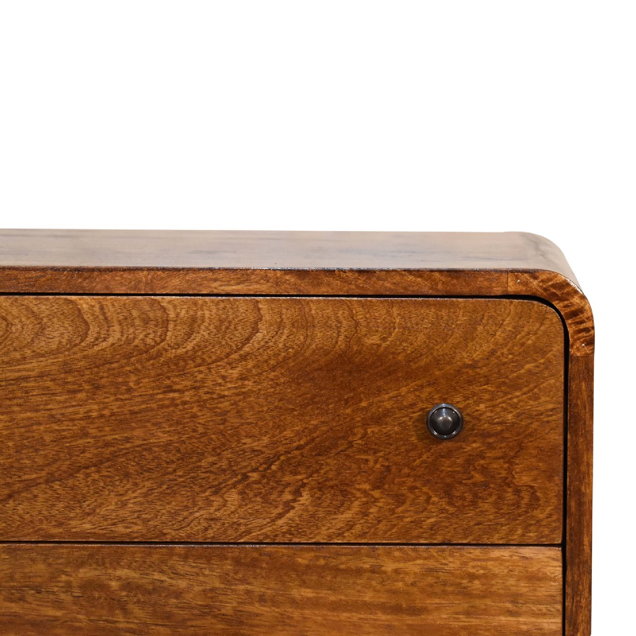Chestnut Chest of Drawers - Mini Curved