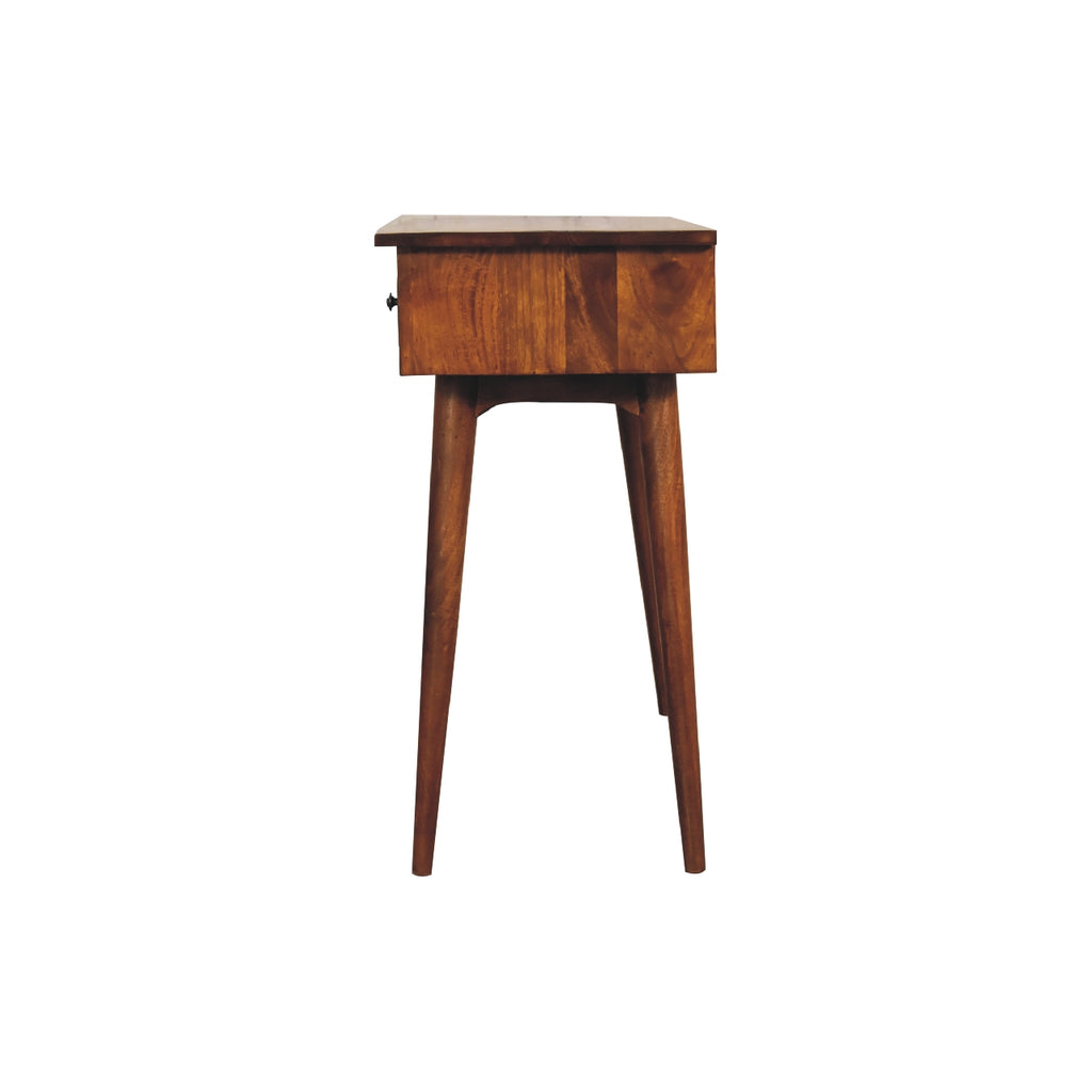 Chestnut Console Table - Large 3 Drawer