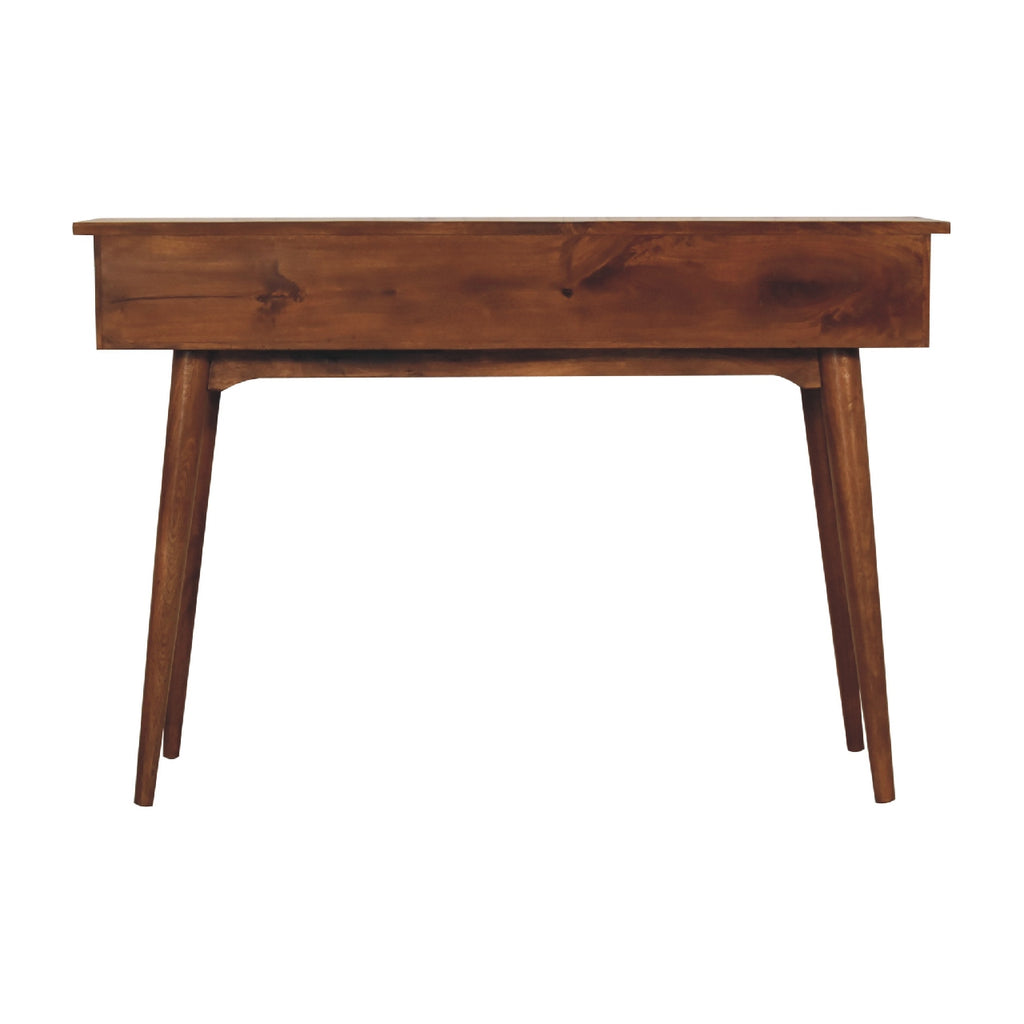 Chestnut Console Table - Large 3 Drawer