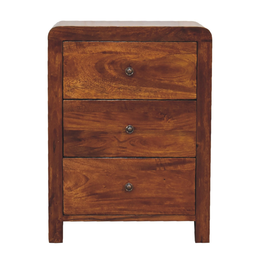 3 Drawer Bedside - Aspen