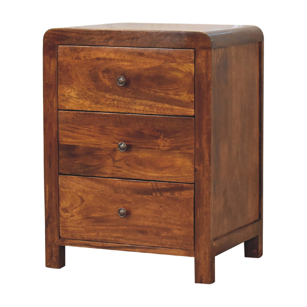3 Drawer Bedside - Aspen