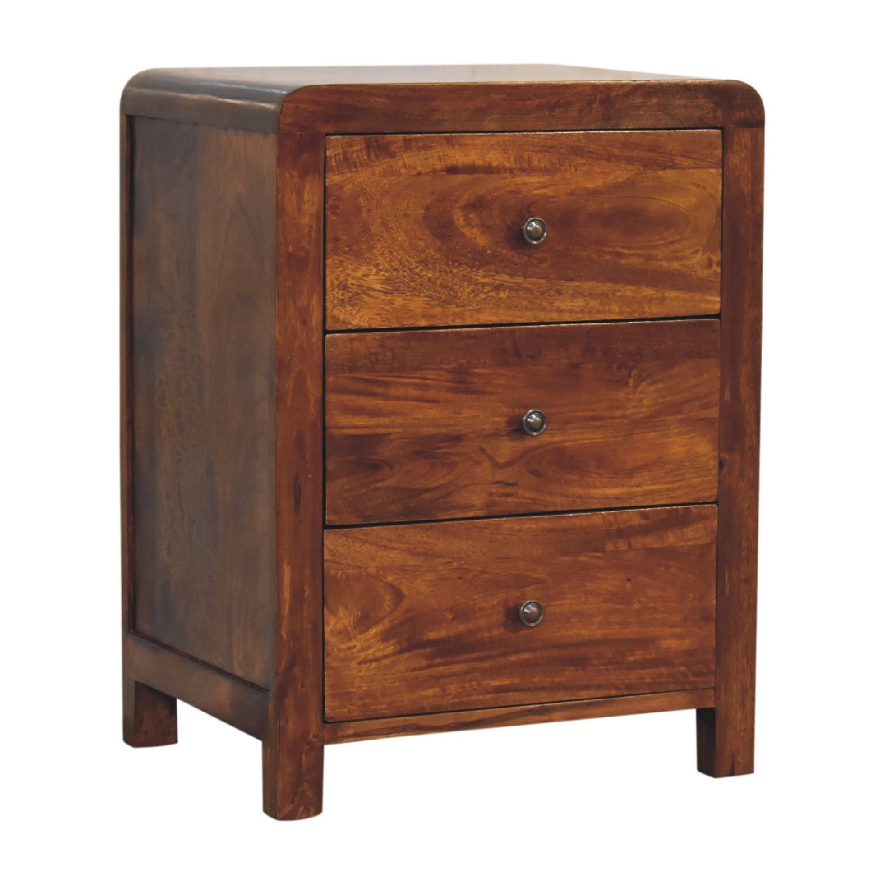 3 Drawer Bedside - Aspen