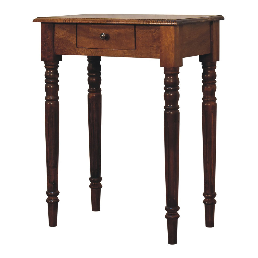 Chestnut Writing Desk Turned Leg