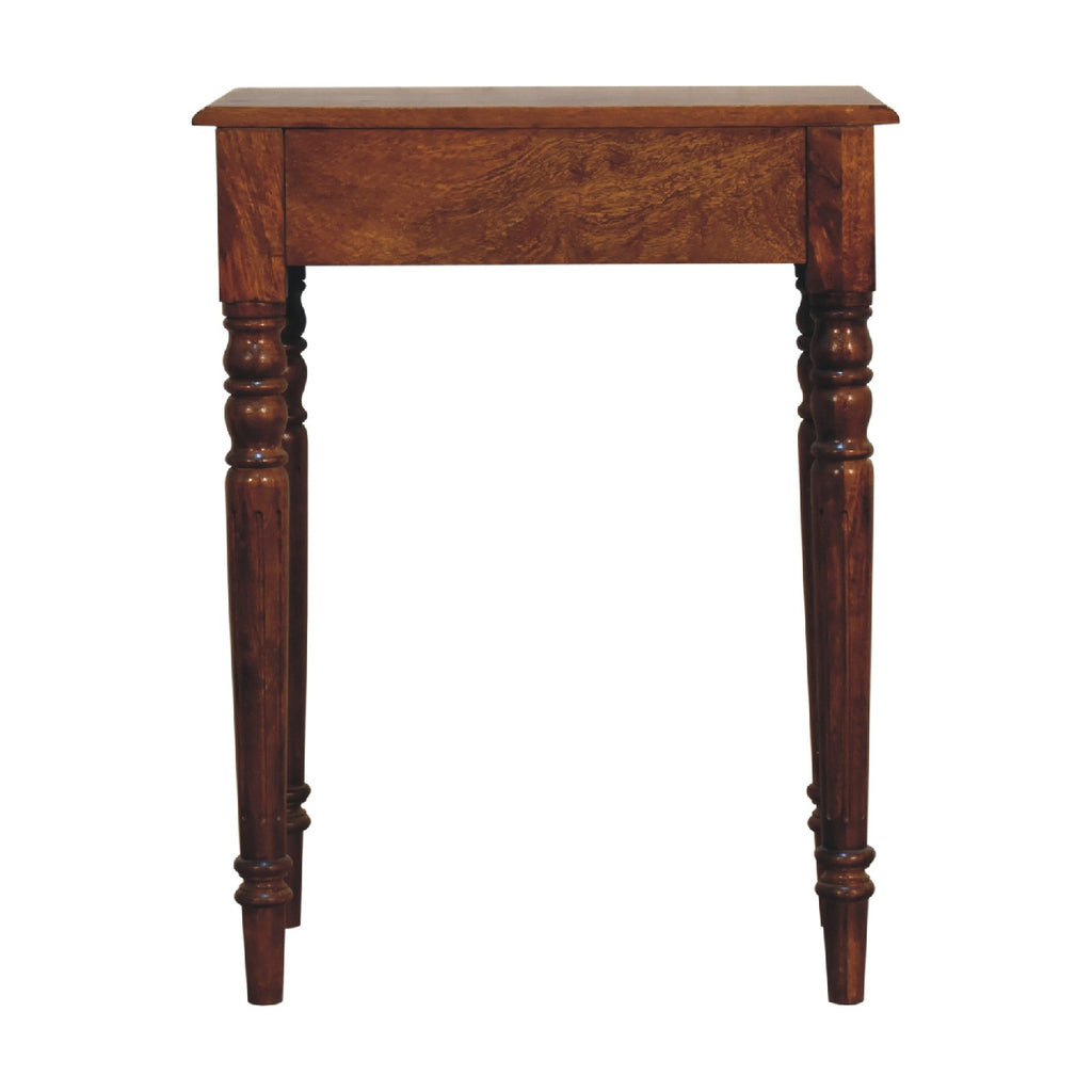 Chestnut Writing Desk Turned Leg