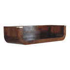 Chestnut Floating Console Indira