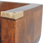 Chestnut Floating Console Indira