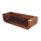 Chestnut Floating Console Indira