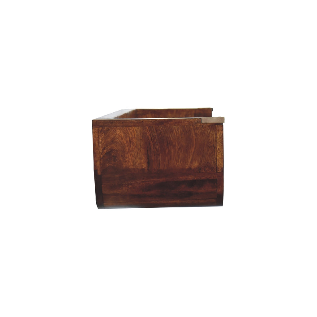 Chestnut Floating Console Indira