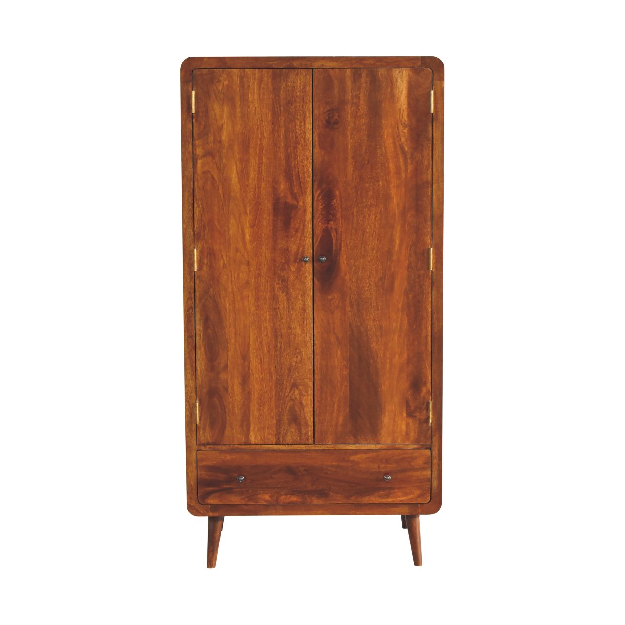Chestnut Wardrobe - Curved