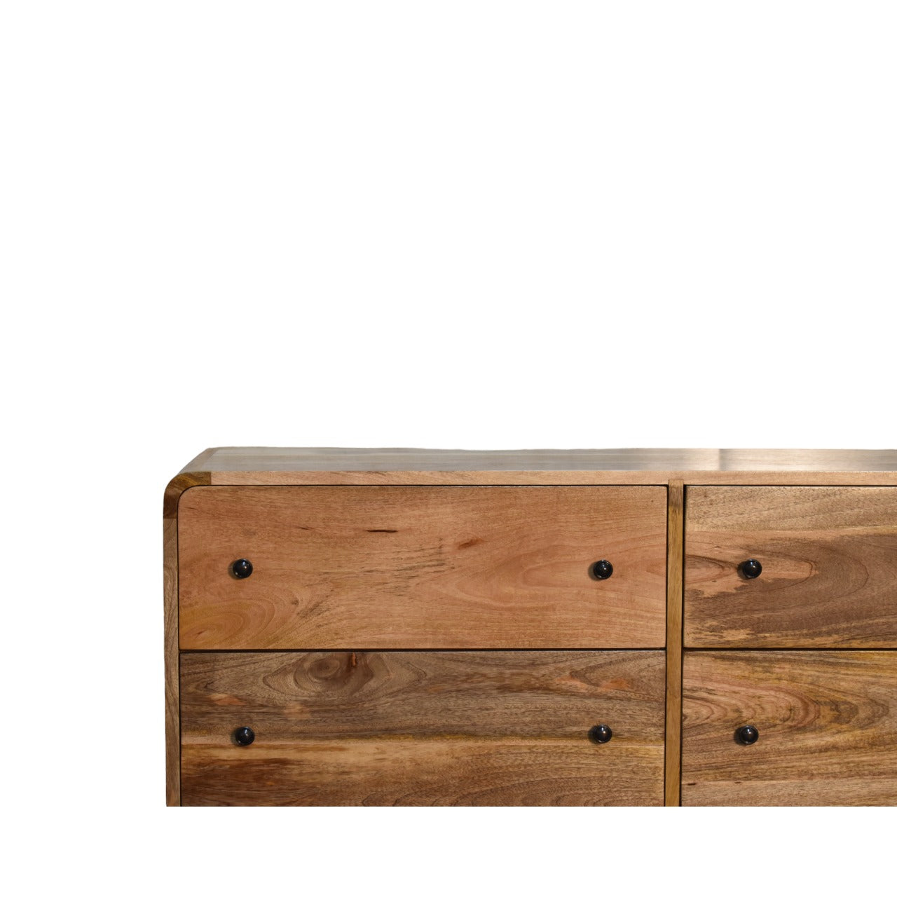 Chest of Drawers Oak-ish - Large Curved