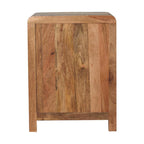 Oak-ish 3 Drawer Bedside - Aspen