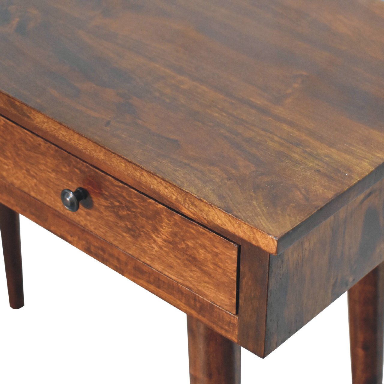 Chestnut Console Table 2 Drawer