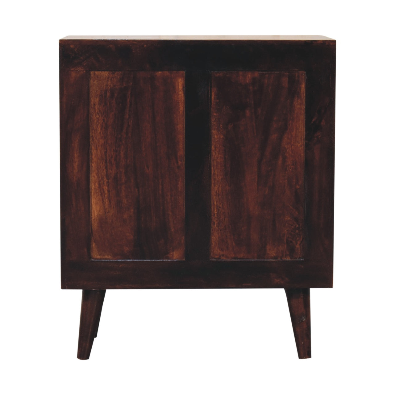 Walnut Cabinet - Mini Pineapple Carved Light