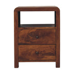 Bedside 2 Drawer - Aspen