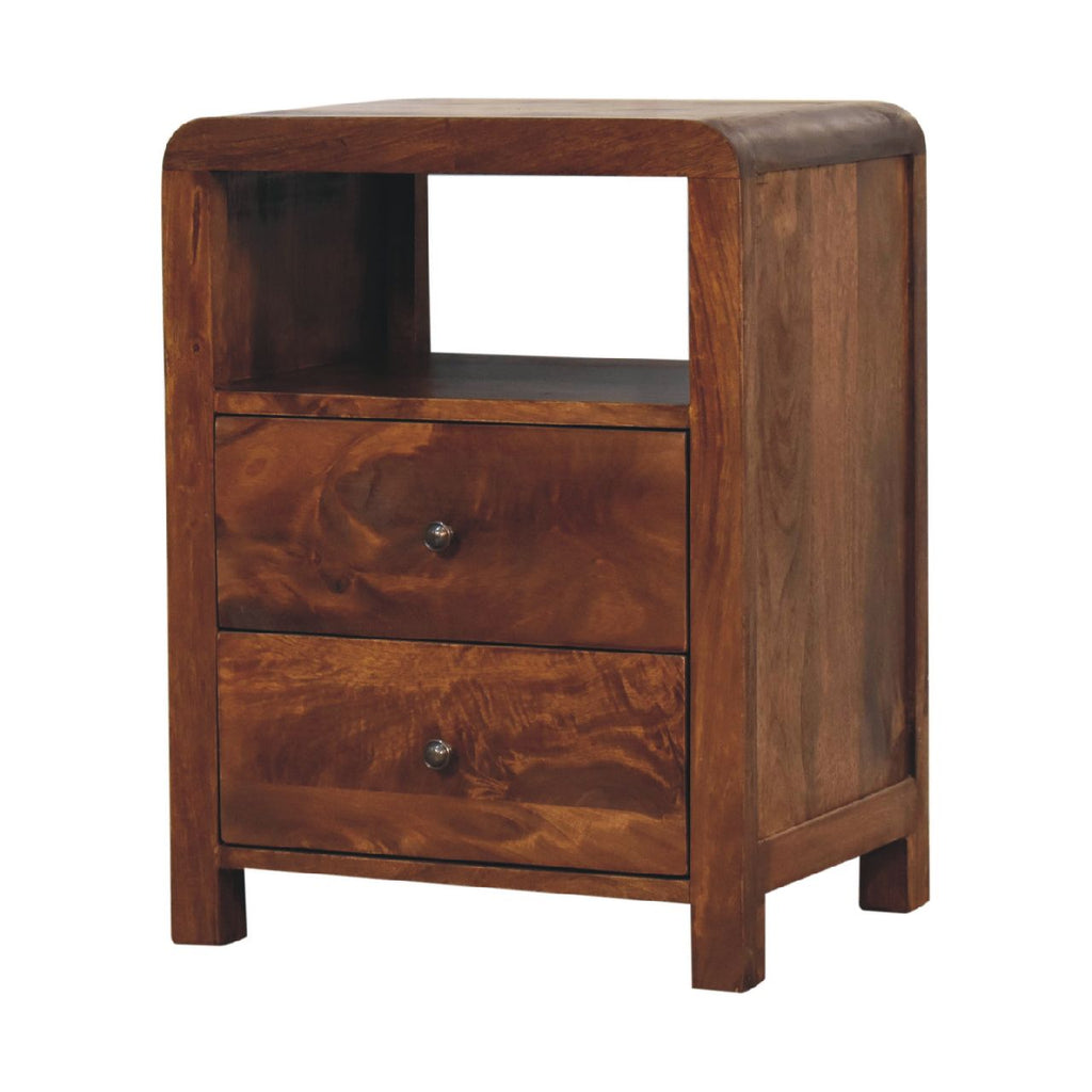 Bedside 2 Drawer - Aspen