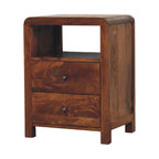 Bedside 2 Drawer - Aspen