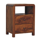 Bedside 2 Drawer - Aspen