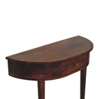 Chestnut Console Backless Mounted