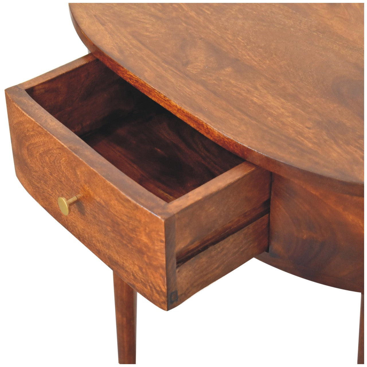 Chestnut Console Backless Mounted