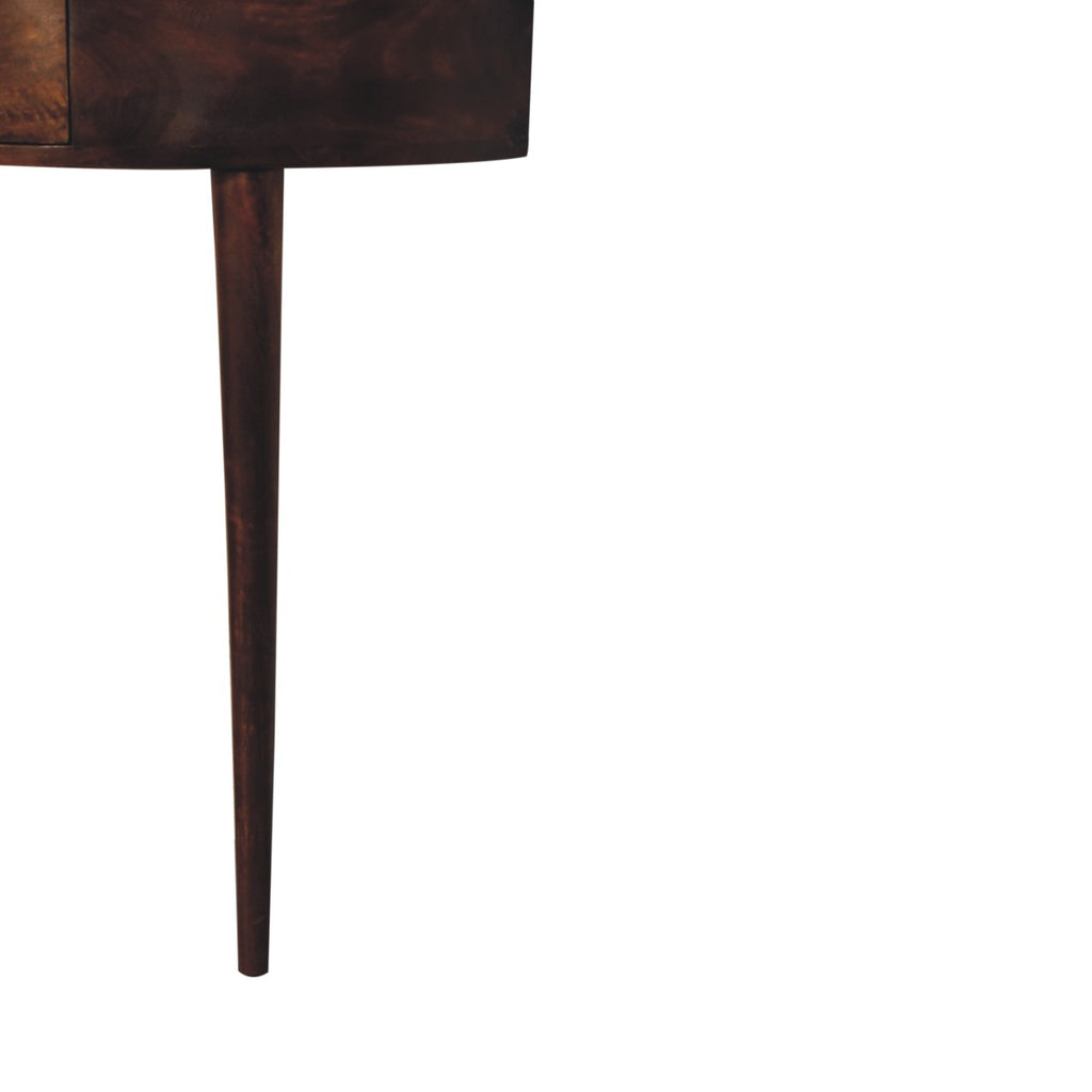 Chestnut Console Backless Mounted