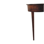 Chestnut Console Backless Mounted