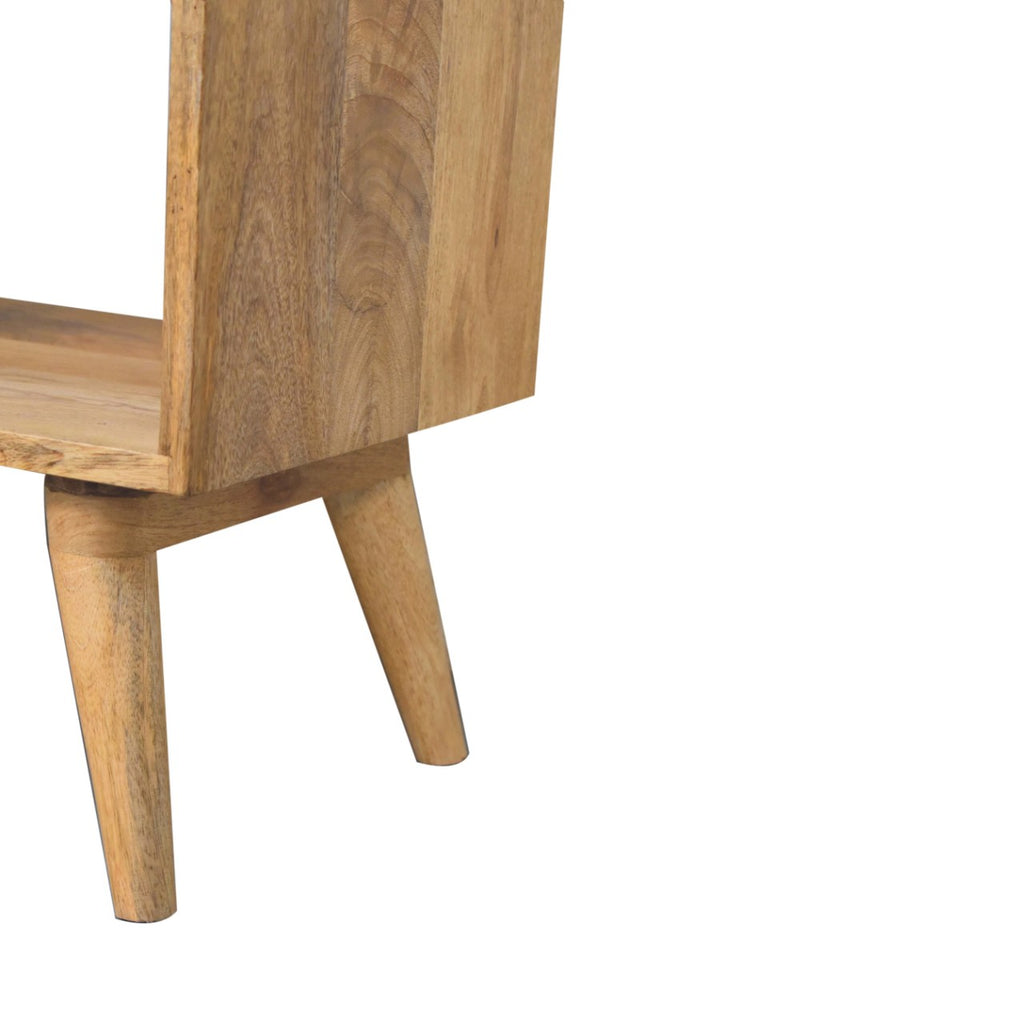 Open Bench - Studded Linen