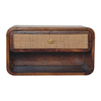 Chestnut Bedside Woven Wall Mounted