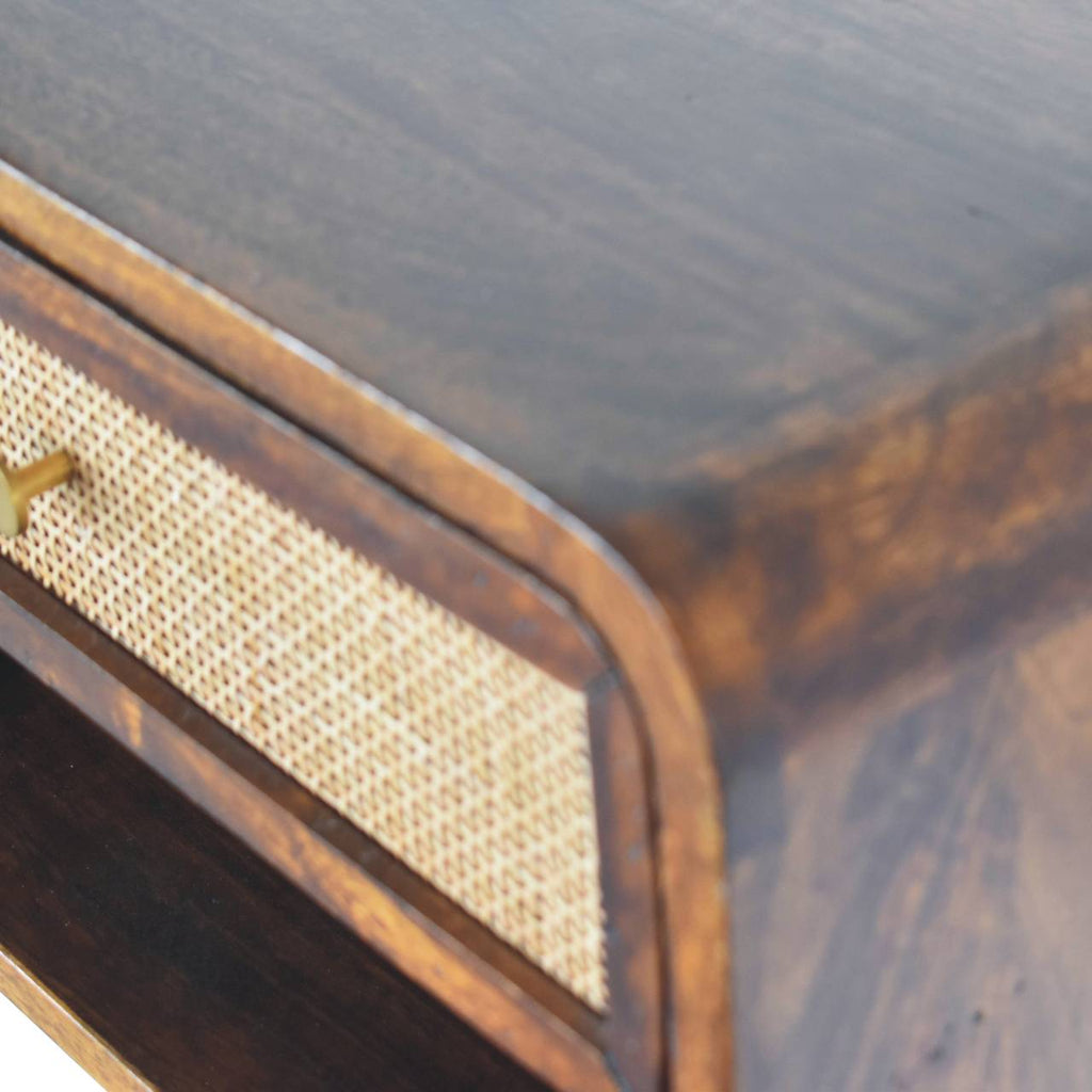 Chestnut Bedside Woven Wall Mounted