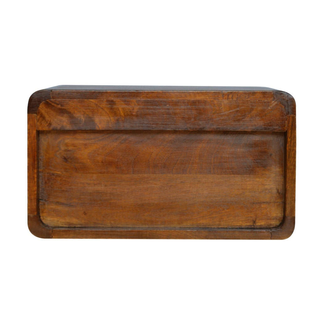 Chestnut Bedside Woven Wall Mounted