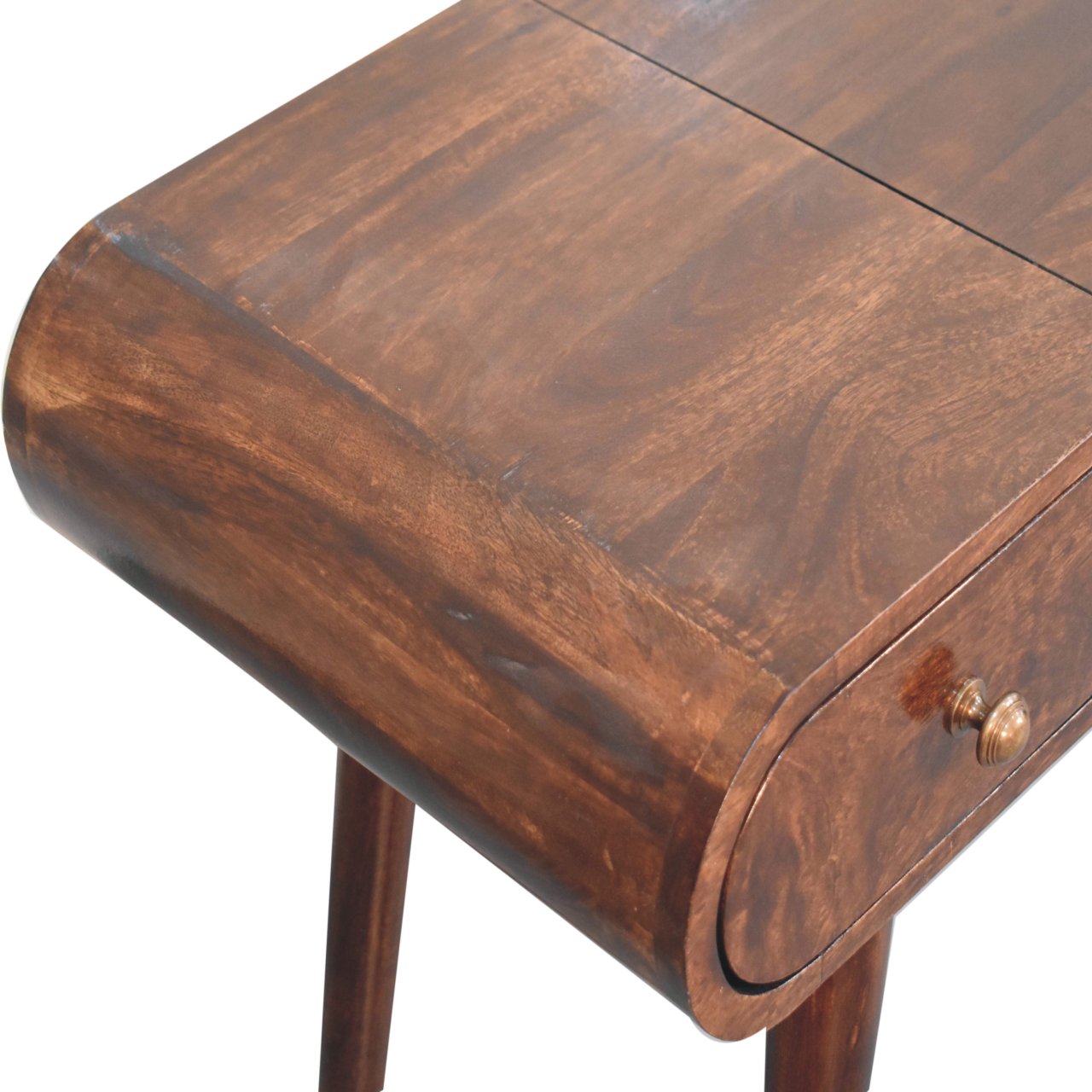 Walnut Dressing Table with Foldable Mirror California