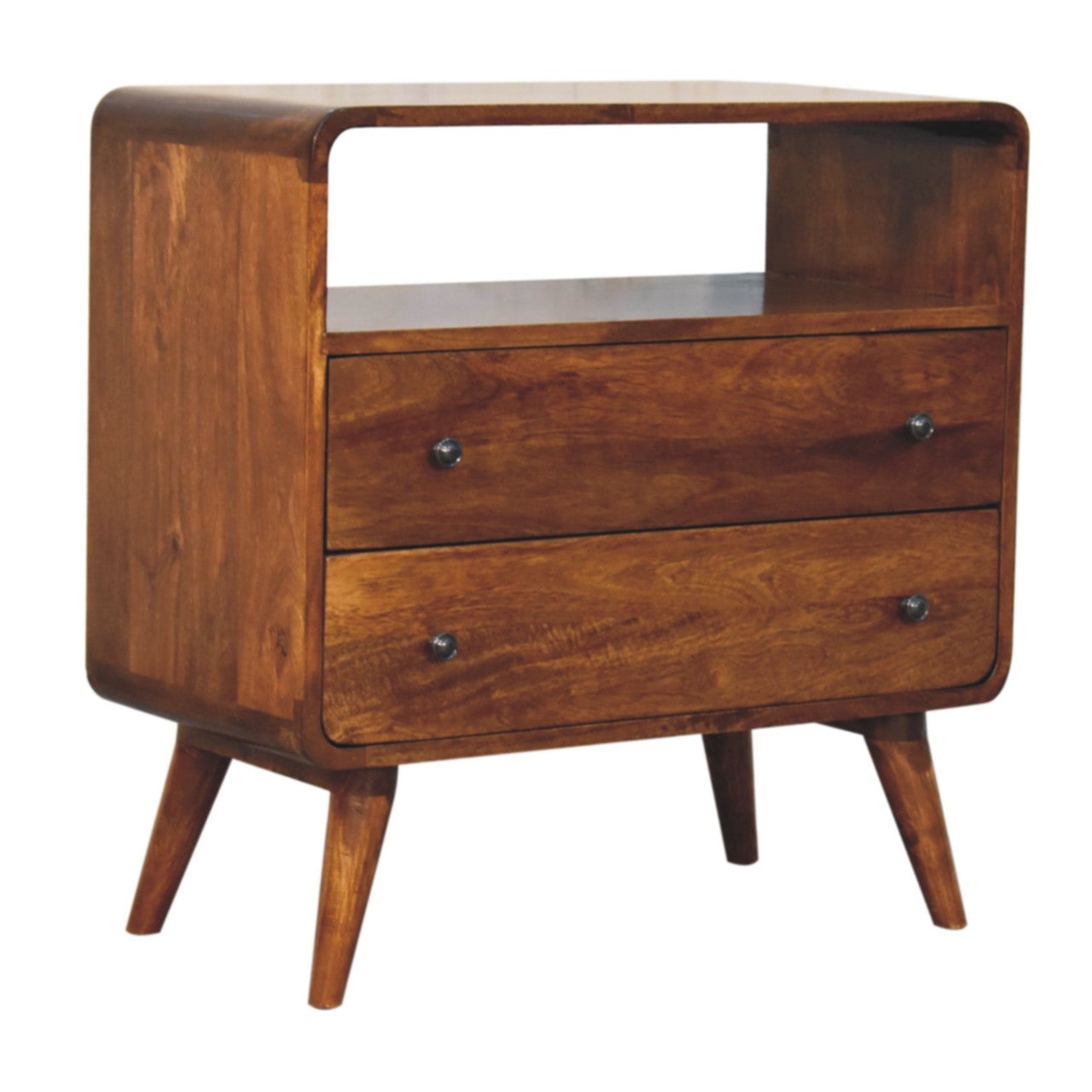 Chest of Drawers - Curved Nordic Charm