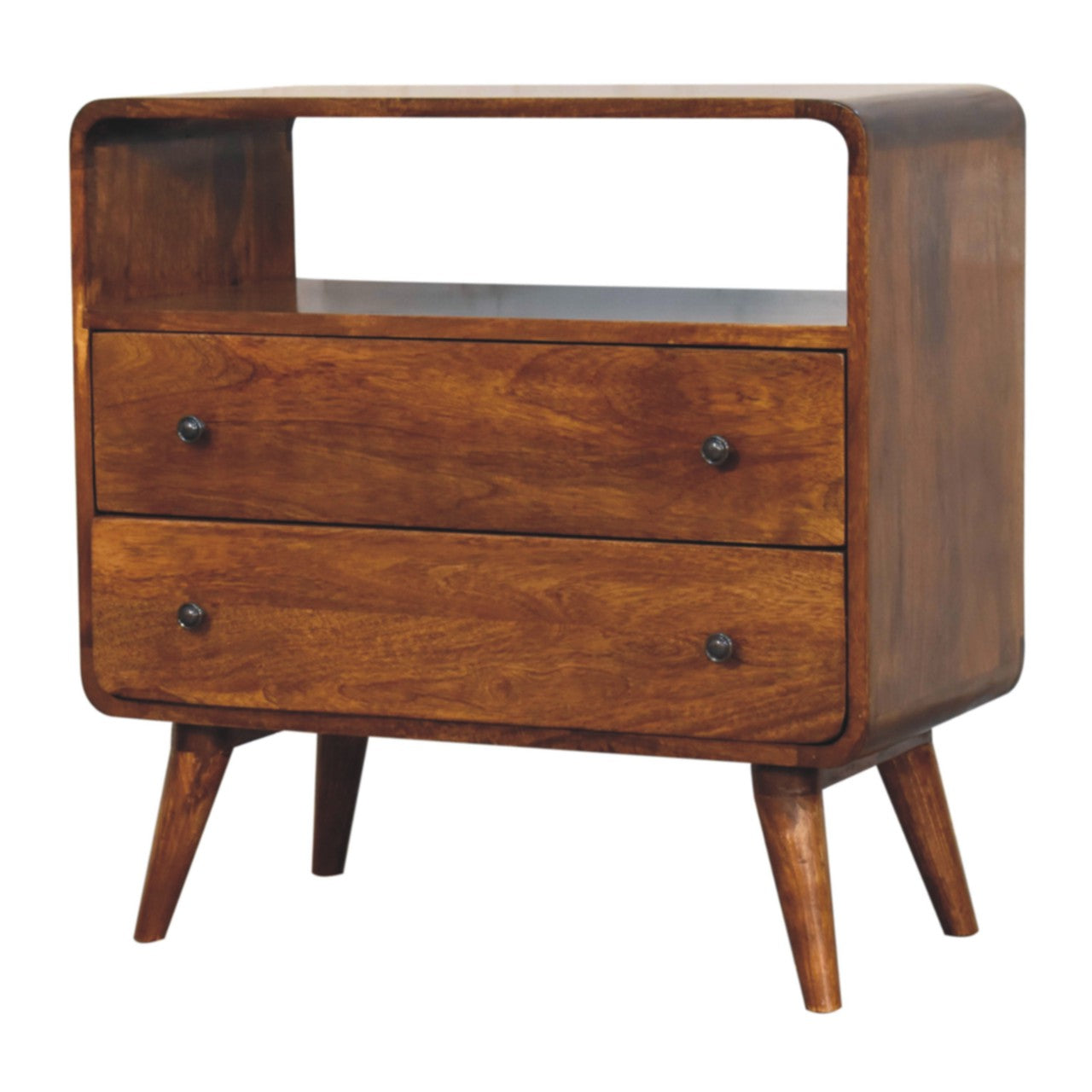 Chest of Drawers - Curved Nordic Charm