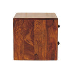 Wall Mounted Bedside 2-Drawer Chestnut Solis