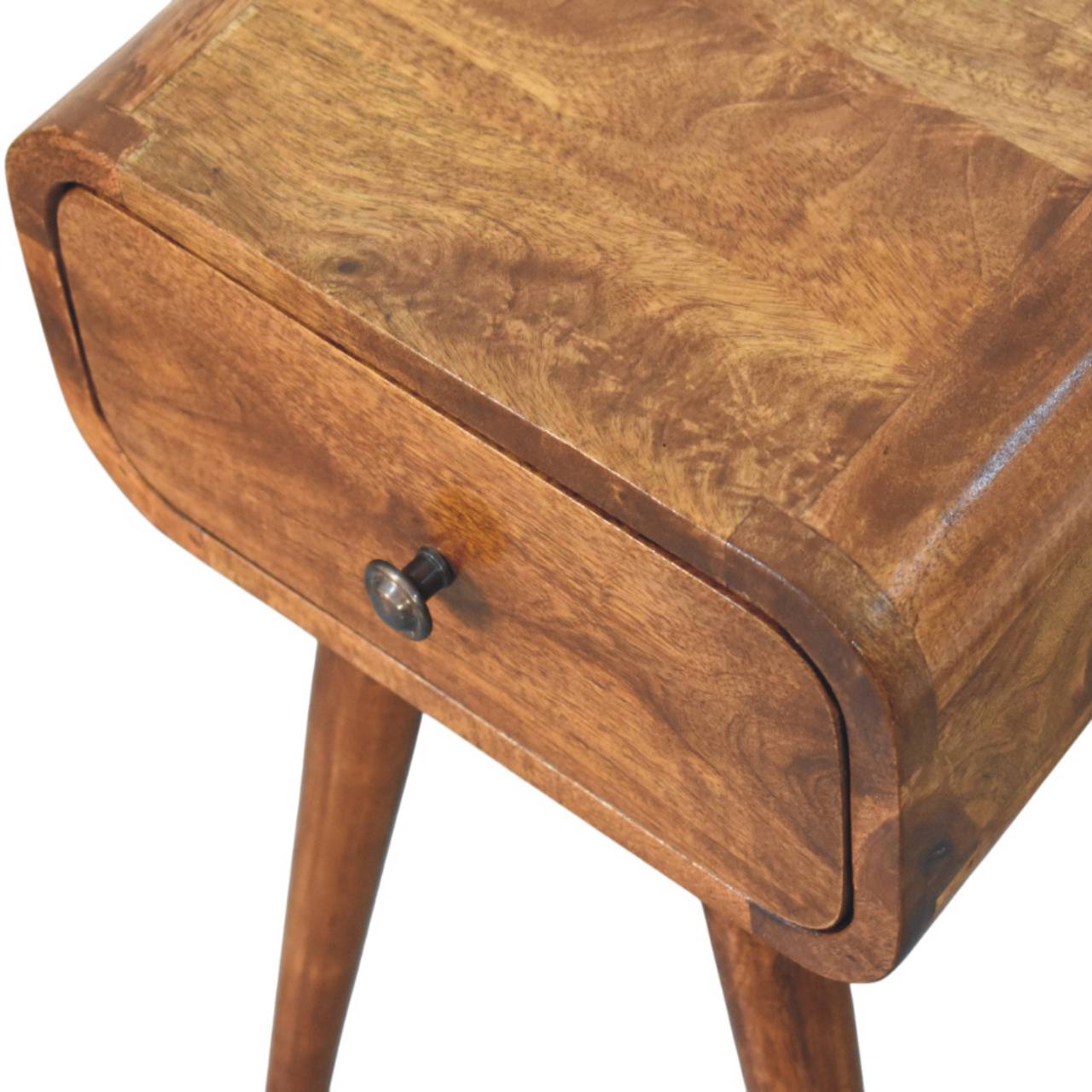 Chestnut Bedside with 1 Drawer Avora Mini