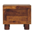 2 Drawer Chestnut bedside - Tula