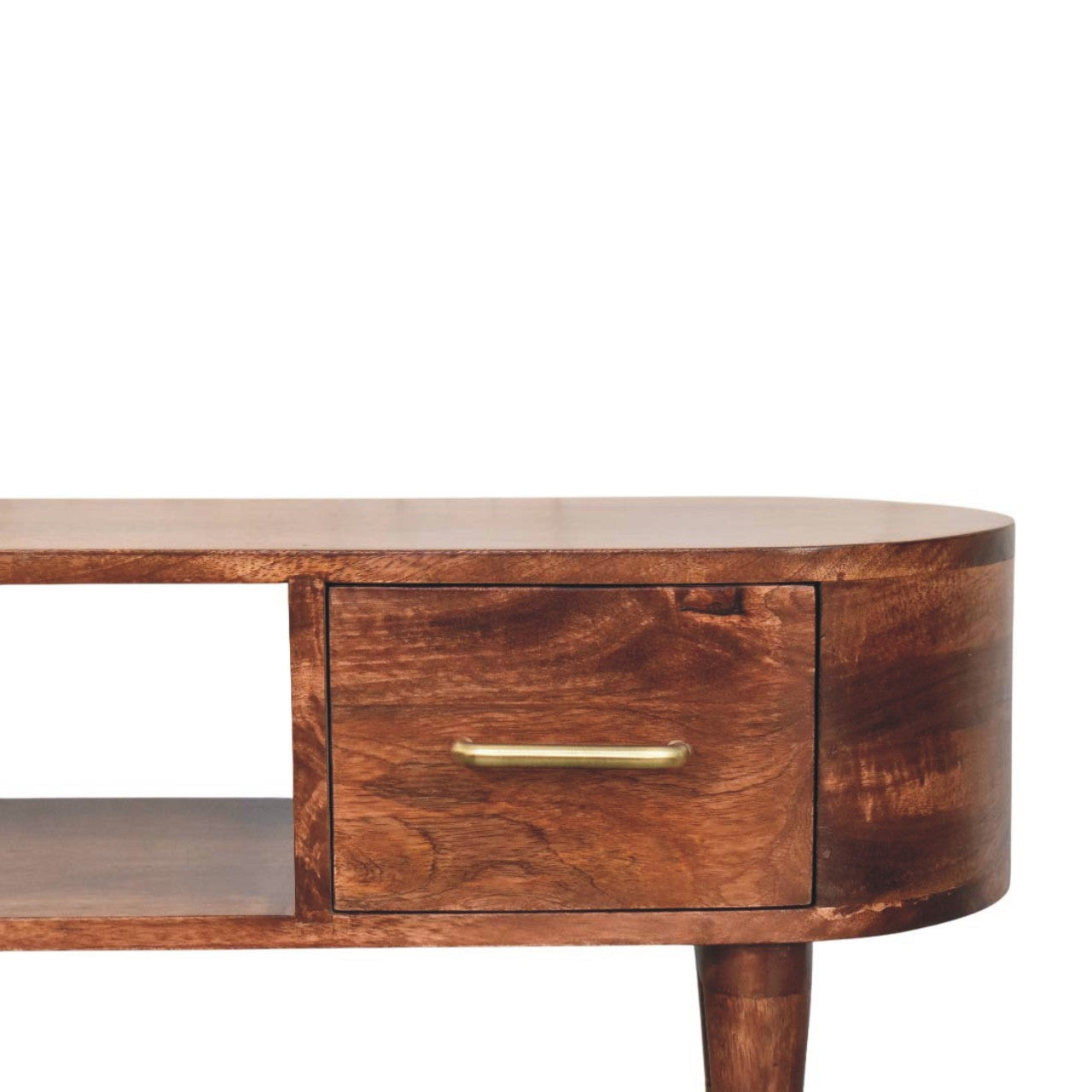 Media Unit - Two Drawer Open Slot